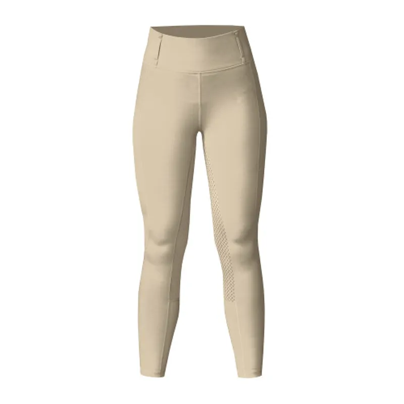 Equetech Ladies Performance Aqua-Shield Riding Tights Beige